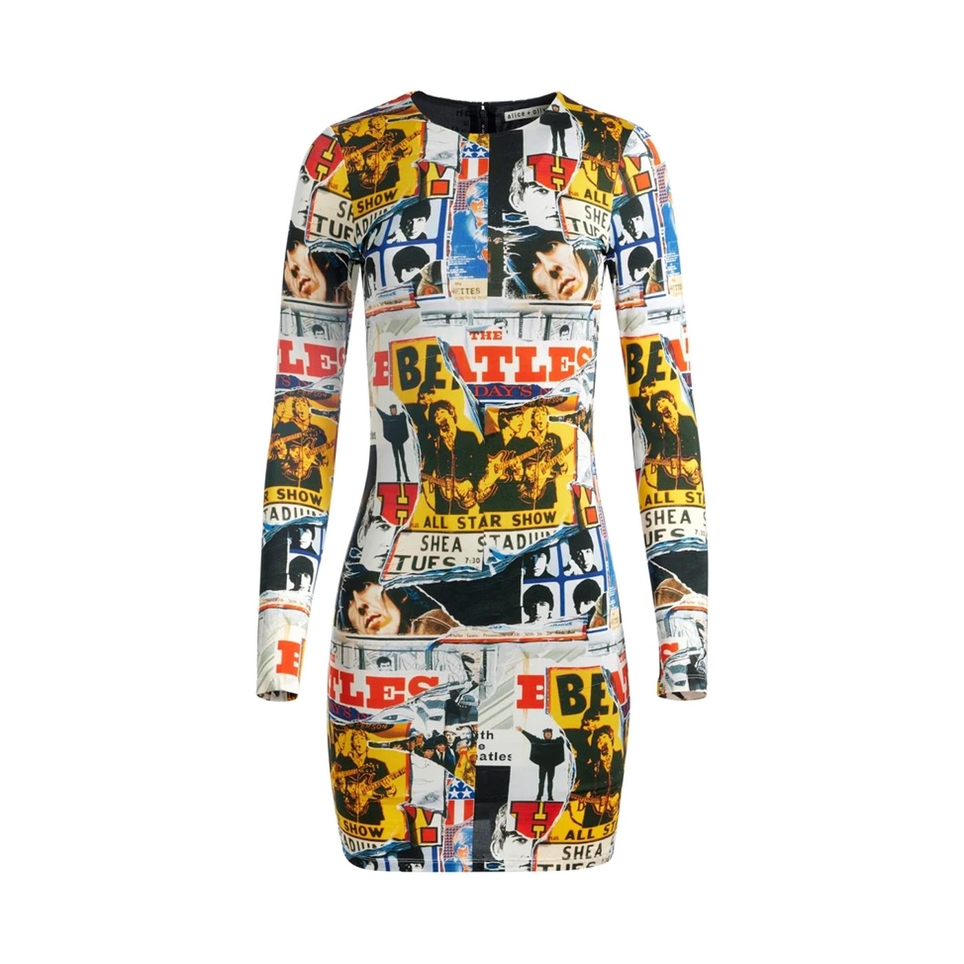 Delora Mini Dress, The Beatles × Alice + Olivia