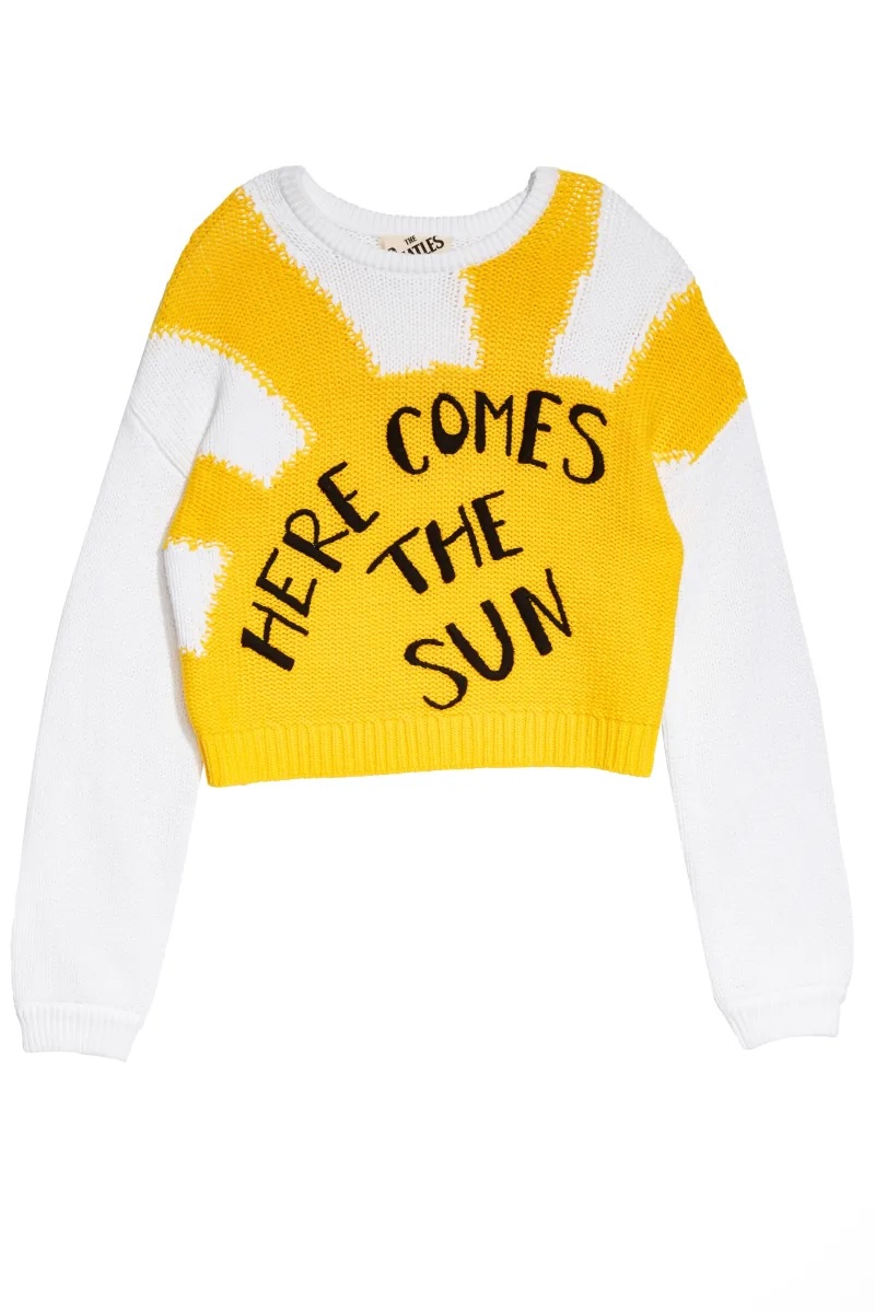 Here Comes the Sun Sweater, The Beatles × Alice + Olivia