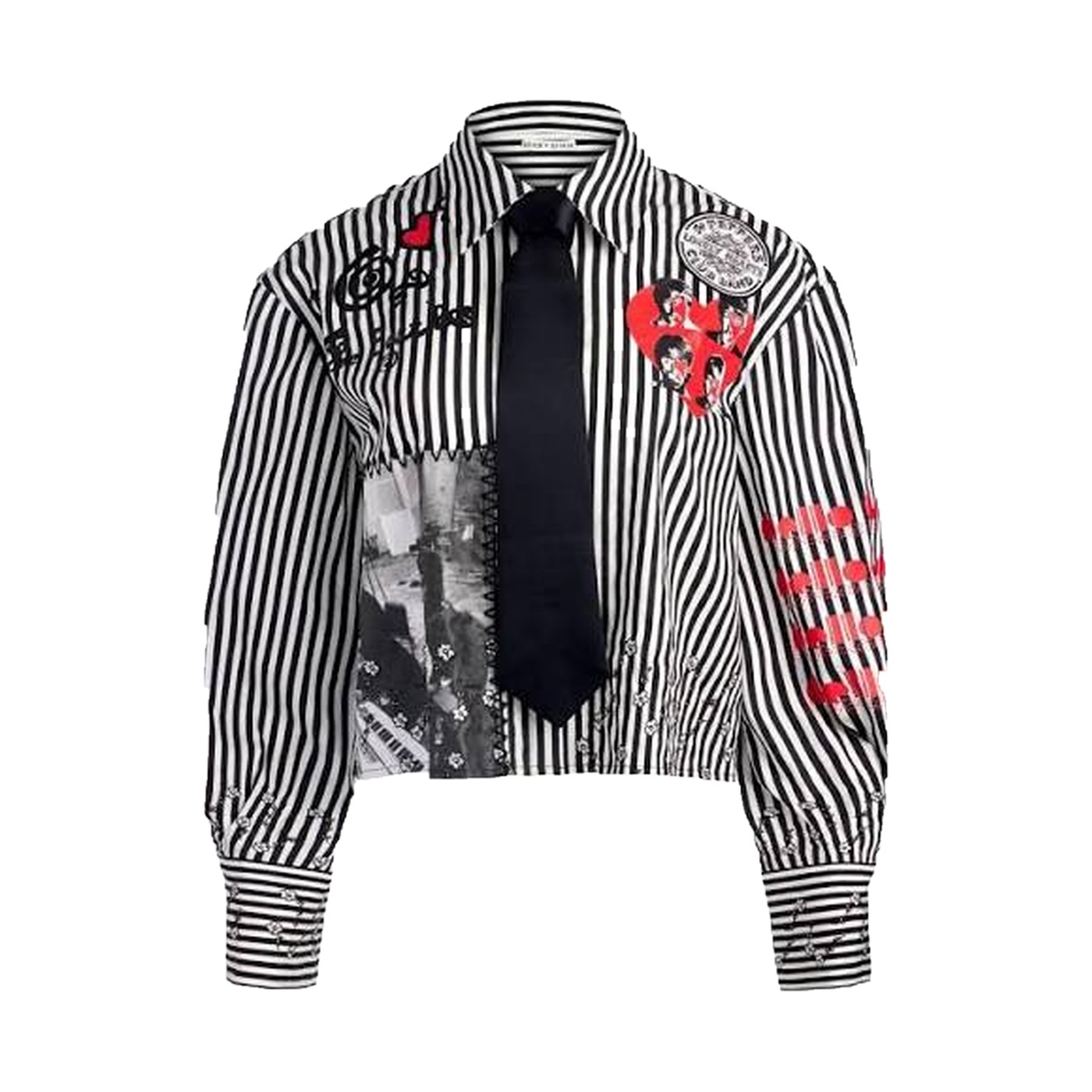 Pam Embroidered Button-Down, The Beatles × Alice + Olivia