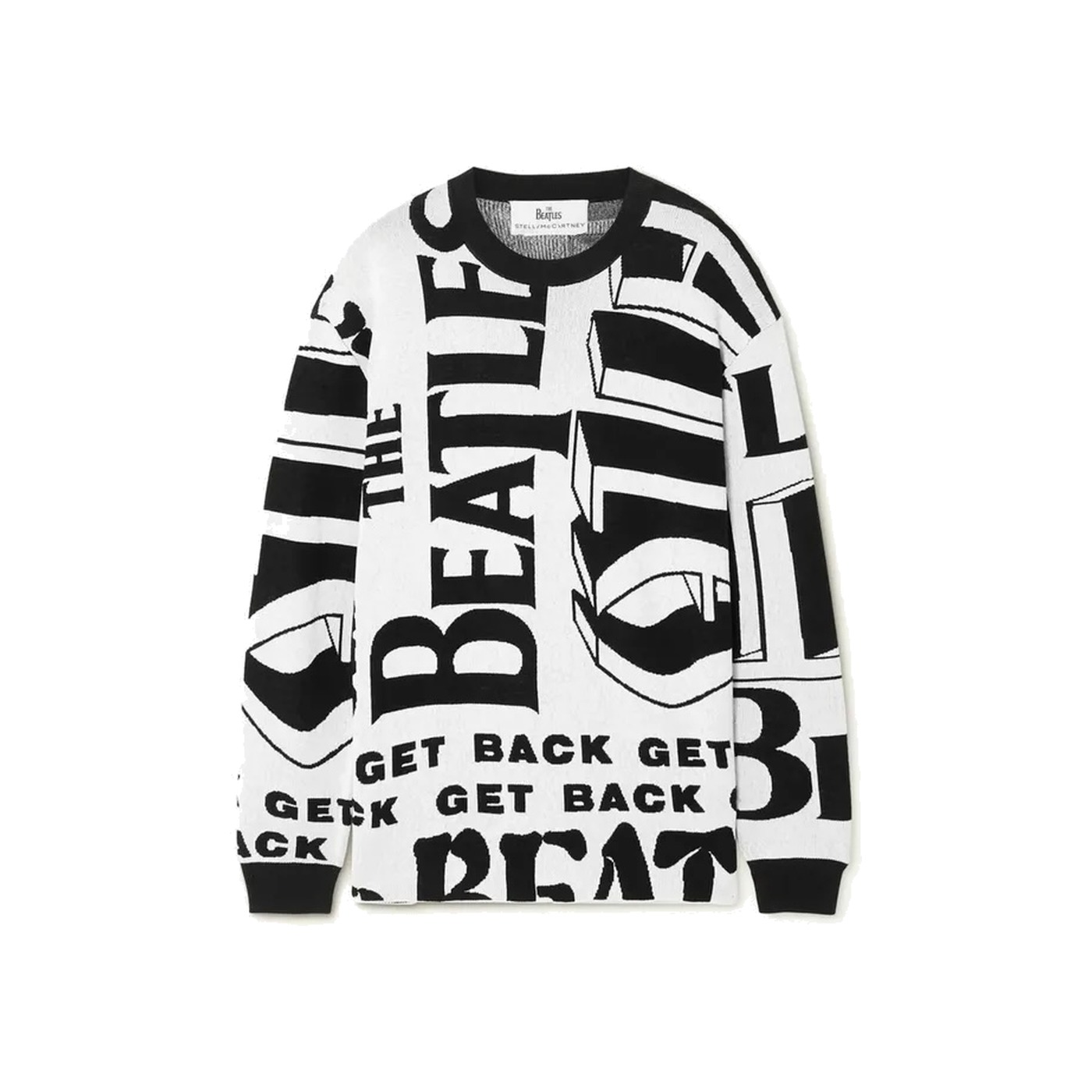 Logo Intarsia Sweater, The Beatles × Stella McCartney