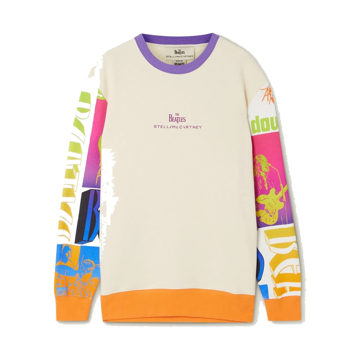 Printed Cotton-Jersey Sweatshirt, The Beatles × Stella McCartney