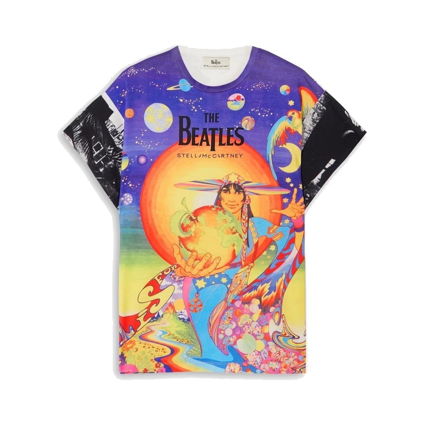 Printed Short Sleeve Tee, The Beatles × Stella McCartney