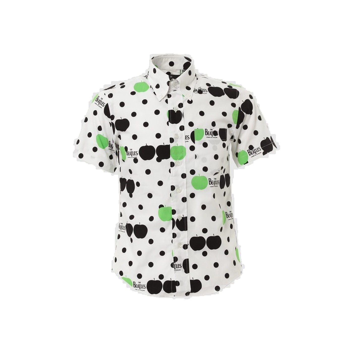Apple Dot Button Down Short Sleeve, The Beatles × Comme des Garçons