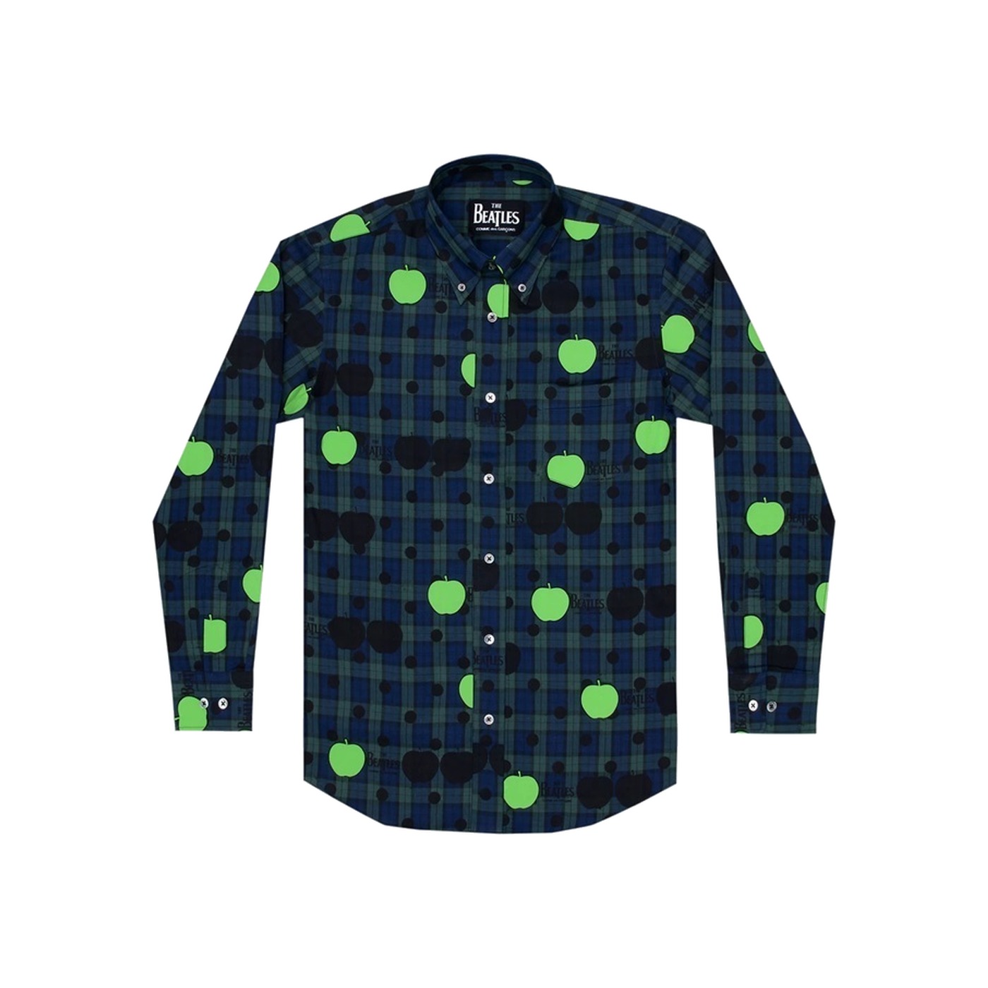 Apple Dot Button Down Long Sleeve, The Beatles × Comme des Garçons