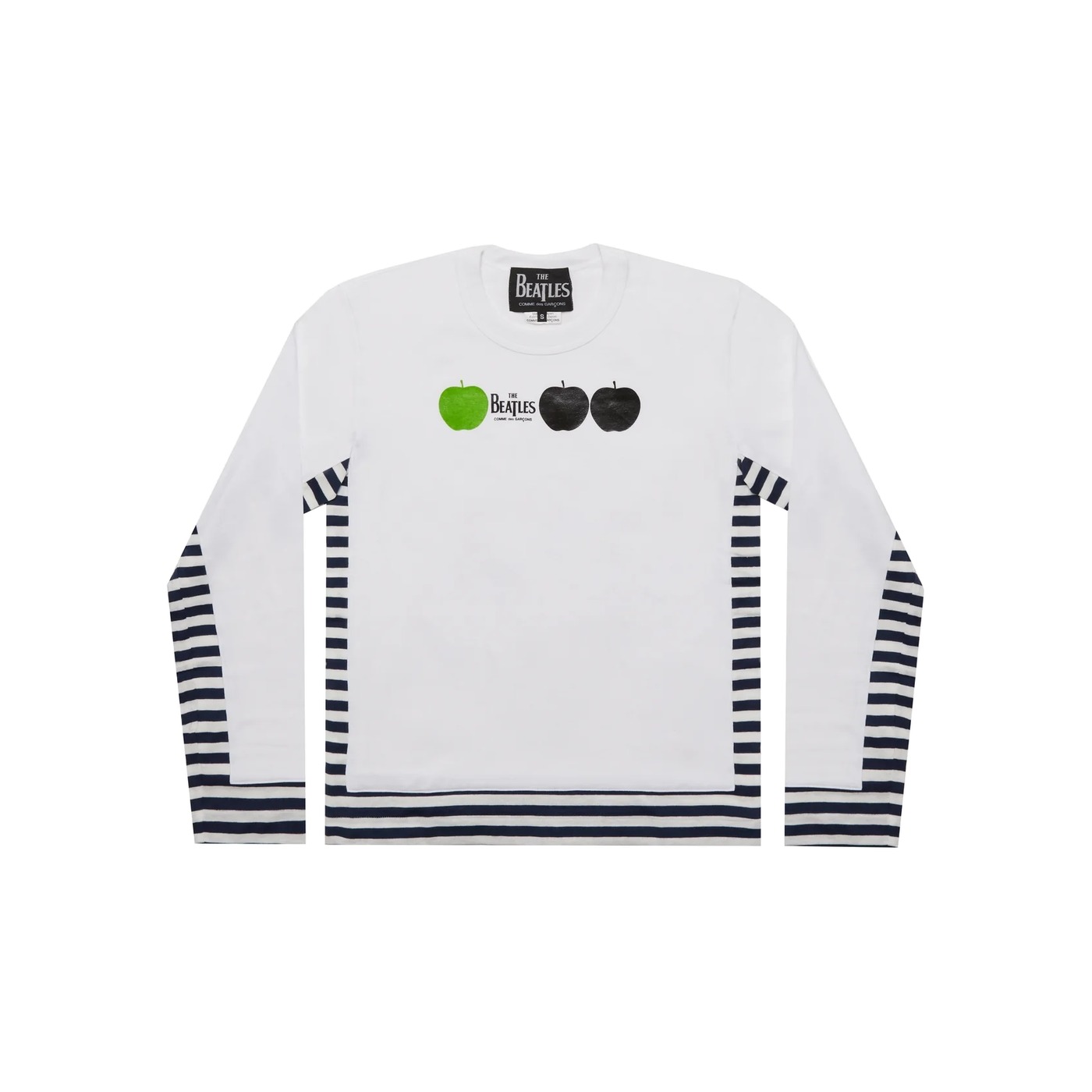 Apple Stripes Long Sleeve, The Beatles × Comme des Garçons