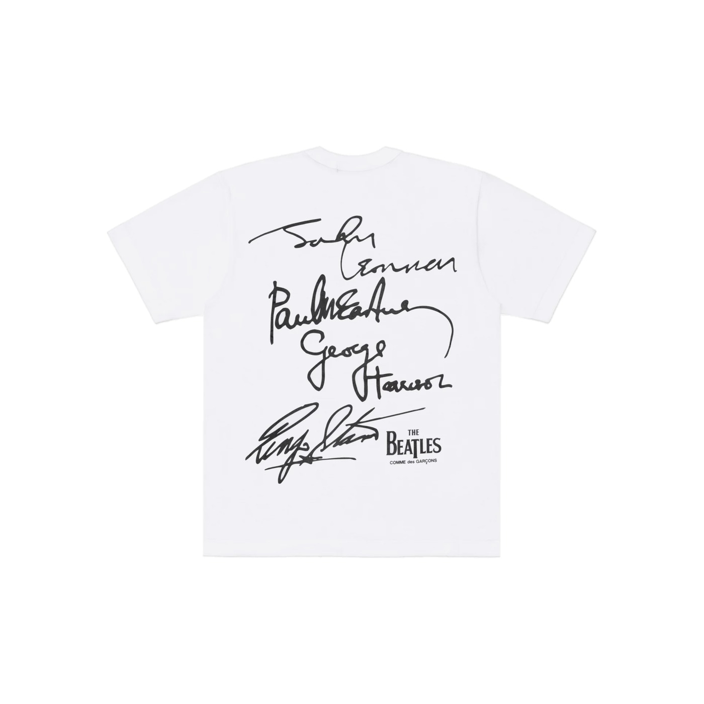 Autograph Tee, The Beatles × Comme des Garçons