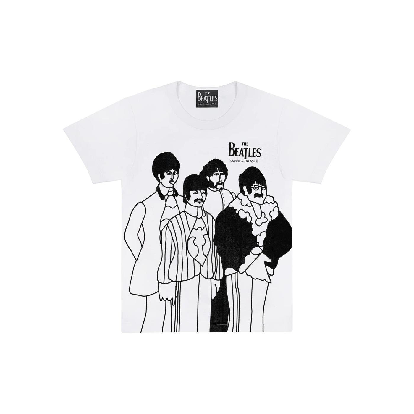 Beatles Band Tee, The Beatles × Comme des Garçons