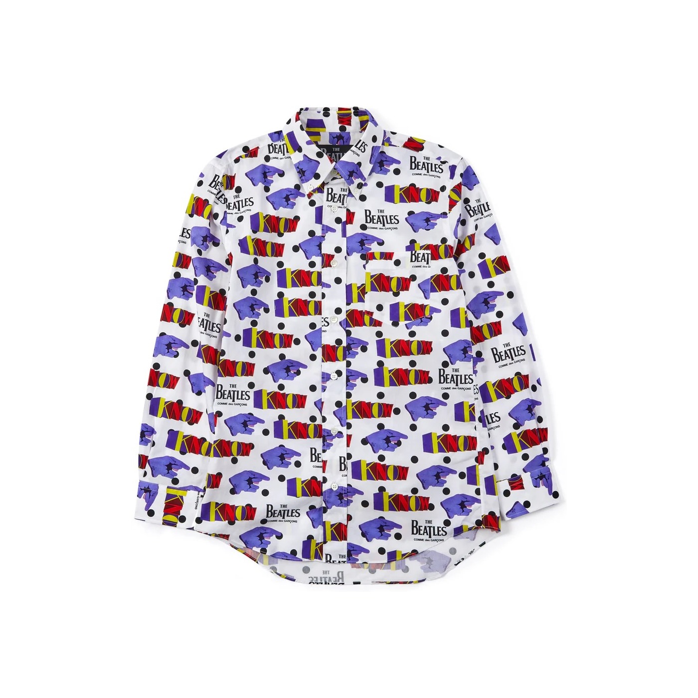 Dreadful Flying Glove Shirt, The Beatles × Comme des Garçons