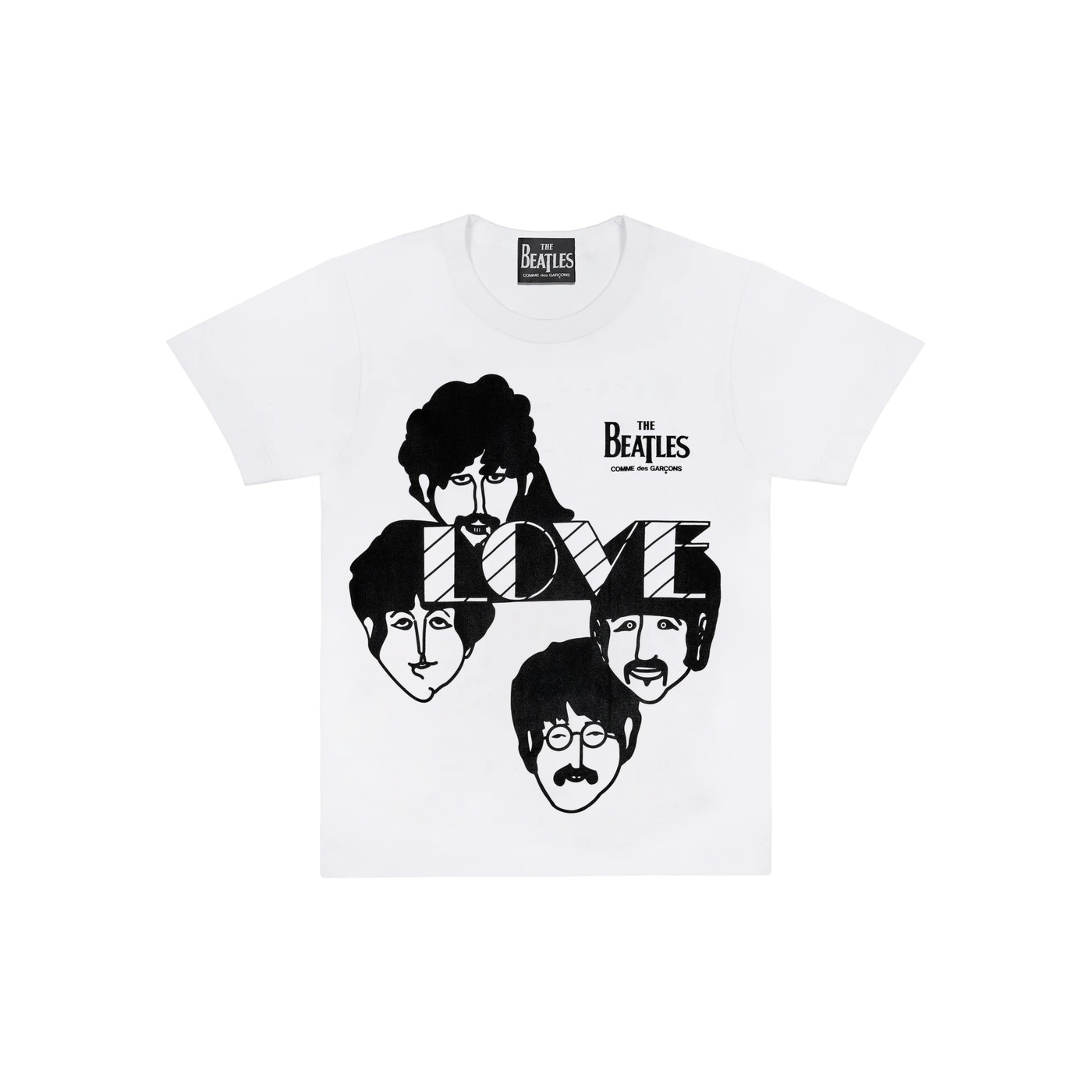 Love Tee, The Beatles × Comme des Garçons