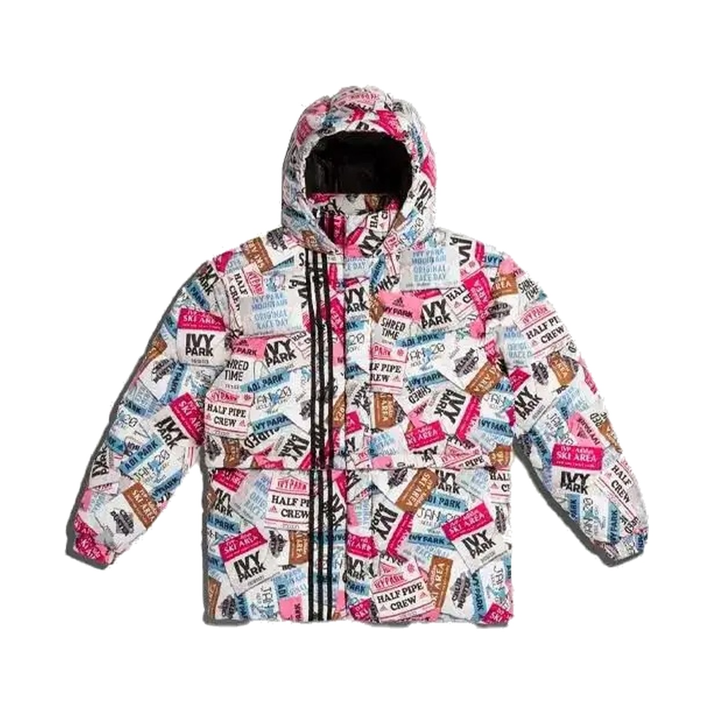 Icy Park Ski Tag Puffer Jacket, Beyoncé × Adidas