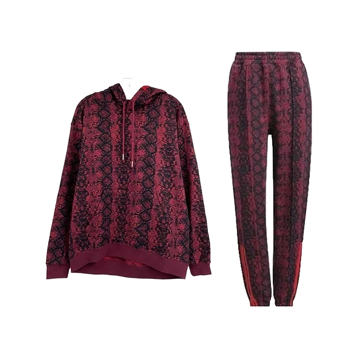 Ivy Heart Snakeskin-Print Sweatsuit, Beyoncé × Adidas