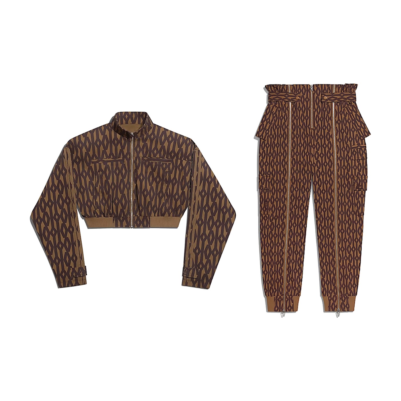 Icy Park Monogram Jacket & Pants Set, Beyoncé × Adidas