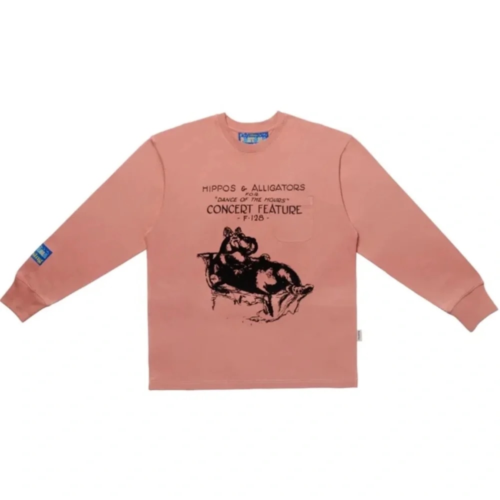 Fantasia Hippos & Alligators Long Sleeve Tee, Harry Styles × Pleasing